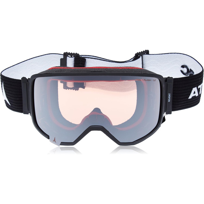 Окуляри Atomic Unisex All Mountain Goggles Revent L FDL, для помірного освітлення, велика посадка, оправа Live Fit, подвійна лінза FDL, чорний/рожевий спалах, AN5105428