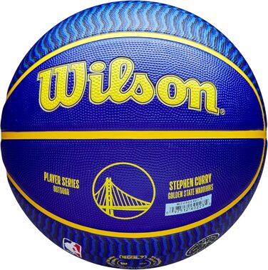 Баскетбол на відкритому повітрі WILSON NBA Player Icon розмір 17,8-74,9 см та міні розмір 7 Стівен Каррі