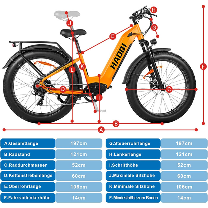 Вт акум. 48В 20Ач, 26 Fat Tire, 7 передач, до 25 км/год, помаранчевий