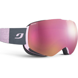 Гірськолижні окуляри Julbo Unisex Moonlight L рожева / сіра оправа - рожева лінза з синім дзеркалом