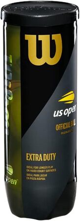 Дорослий US Open XD TBALL 3 м'яч CAN Tennis, жовтий, 3