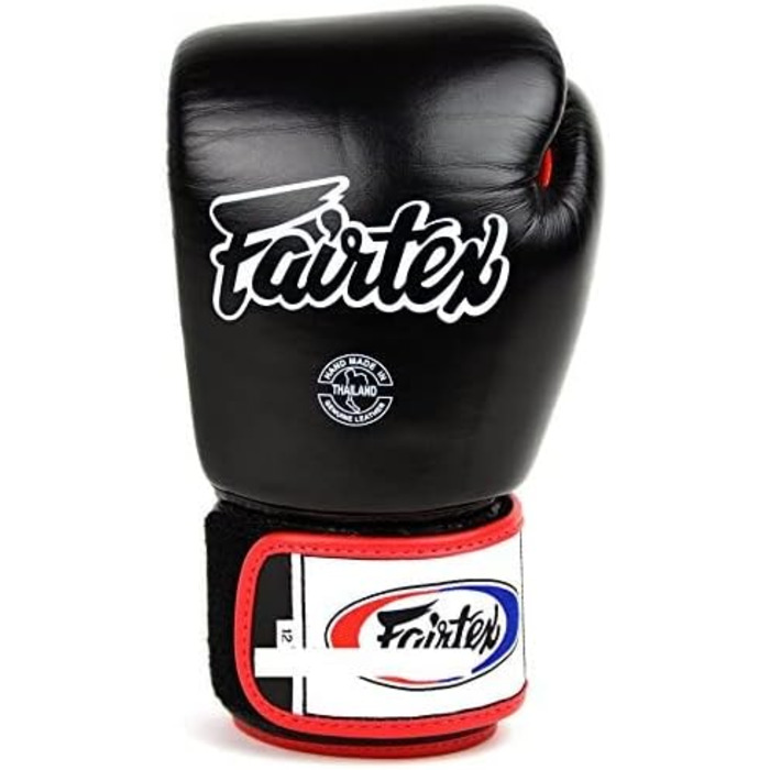 Боксерські рукавички Fairtex BGV1 чорні (8 унцій) ММА Кікбоксинг Муай Тай