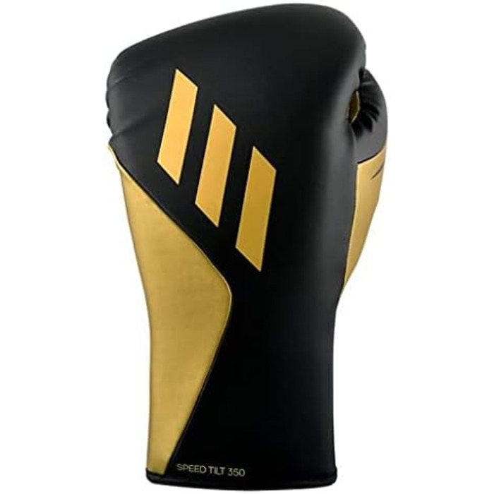 Боксерські рукавички adidas Tilt 350 Pro з шнурівкою, унісекс, веганська шкіра, для боксу, кікбоксингу, MMA, з новою технологією нахилу