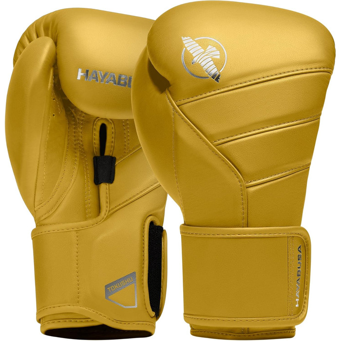 Боксерські рукавички Hayabusa T3 Kanpeki 14oz, тигровий жовтий