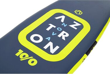 Надувна SUP-дошка AZTRON Nova Compact 305x81x15 см, жовто-сіра, для дорослих