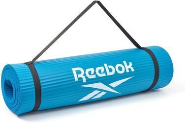 Килимок тренувальний Reebok, 15 мм, синій, нековзний, для фітнесу