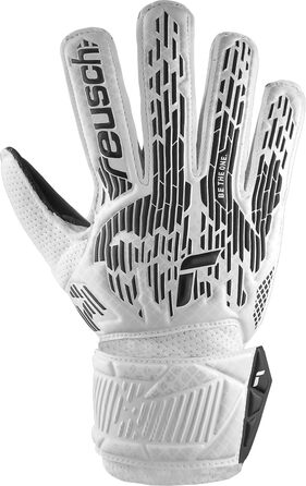 Рукавички Reusch Attrakt Solid біло-чорні, розмір 10