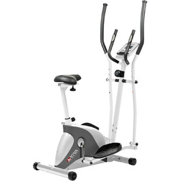 AsVIVA C16 2в1 Elliptical Cross Trainer and Exercise Bike with 12kg Flywheel, Bluetooth Computer, 8 Resistance Levels, Whisper-Quiet Belt Drive