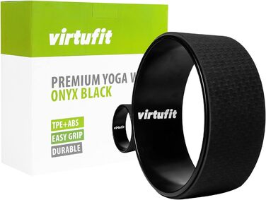 Колесо для йоги VirtuFit Premium - 33 см - колір Onyx Black