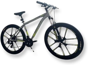 Гірський велосипед MTB Hardtail ALU Bike, 21 швидкість, Zoom 23 Cross (містично-сірий, 18), 27,5