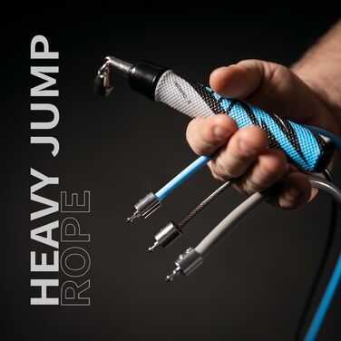 Набір змінних важких скакалок HEREROPE для чоловіків і жінок, 0,9/1,8/2,7 кг, з підшипниками, антиковзкі ручки, для фітнесу