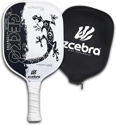 Весло ZCEBRA Pickleball, світле, скловолокно, серцевина з бджолиного дерева