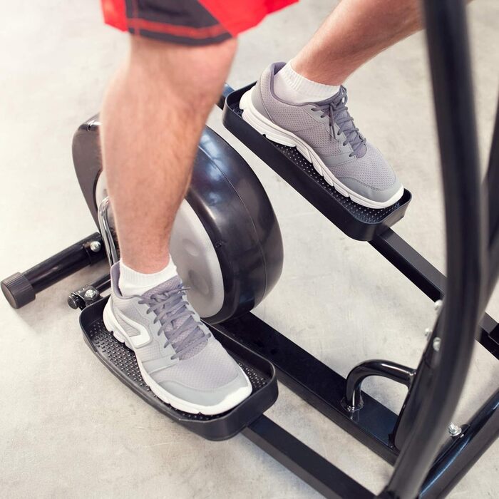 Велотренажер Tectake Elliptical Cross Trainer з комп'ютером і пульсометром