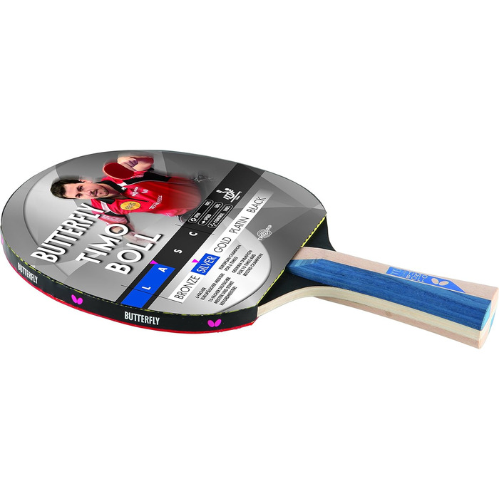 Ракетка для настільного тенісу Butterfly Timo Boll Silver ITTF + чохол