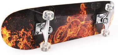 Скейтборд Cruiser Longboard, 8-шарова кленова дека, 31 дюйм