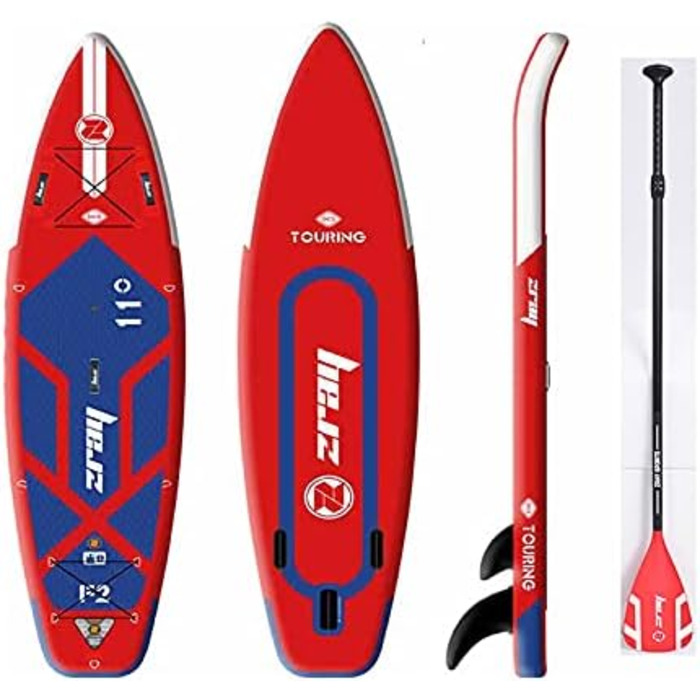 Дошка для веслування Fury Pro 11'0 Windsup SUP Надувна дошка Sup Дошка для веслування преміум стоячи Пакет включає весло, сумку, насос і надувний суп з плавниками, 2 -