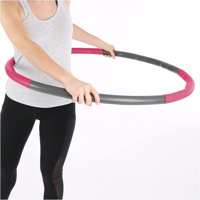 Обруч для хула-хупа Sport-Tec, ø 100 см, 1,5 кг, в т.ч. рулетка Power Fitness Hoop Hula Hoop для схуднення (рожева)