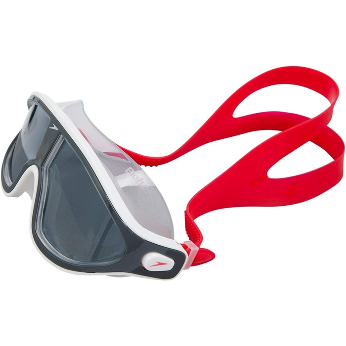 Окуляри для плавання Speedo Unisex Adult Biofuse Rift Mask (один розмір, лавовий червоний/сірий іржавий/димовий)