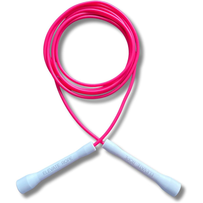 Скакалка Elevate Speed Rope MAX, професійна, 5 мм, міцний ПВХ з нейлоновим осердям, довжина до 3 м, посилені ручки