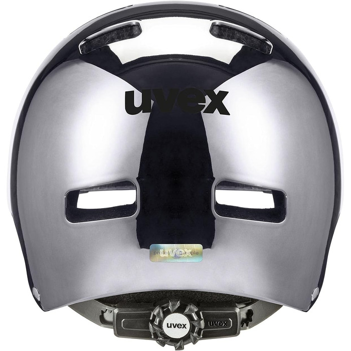 Велошолом Uvex HLMT 5 Bike Pro Chrome для міста, унісекс, з індивідуальним регулюванням та покращеною вентиляцією