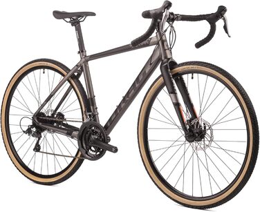 Чоловічий гравійний велосипед Airtracks 28 дюймів STERRATO 3.0 Bike 2 x 8 швидкісний Shimano Claris RD-R2000 8-швидкісний - висота рами 49 см, 52 см і 5 5см - Модель 2024 52см (зріст 162-177см)