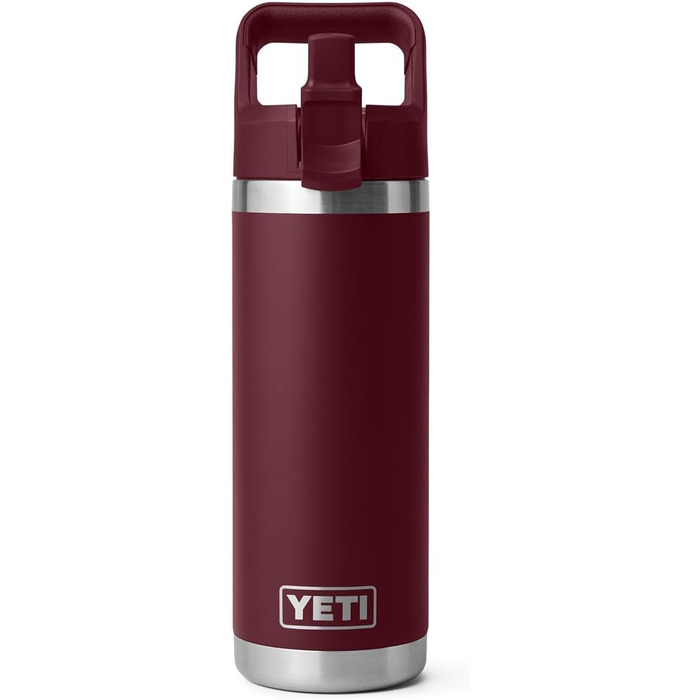 Пляшка YETI Rambler C, вакуумна ізоляція, 18 унцій, червона лоза