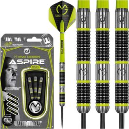 Дротики WINMAU MvG Aspire вольфрамові 25 г з крилами Prism Wings