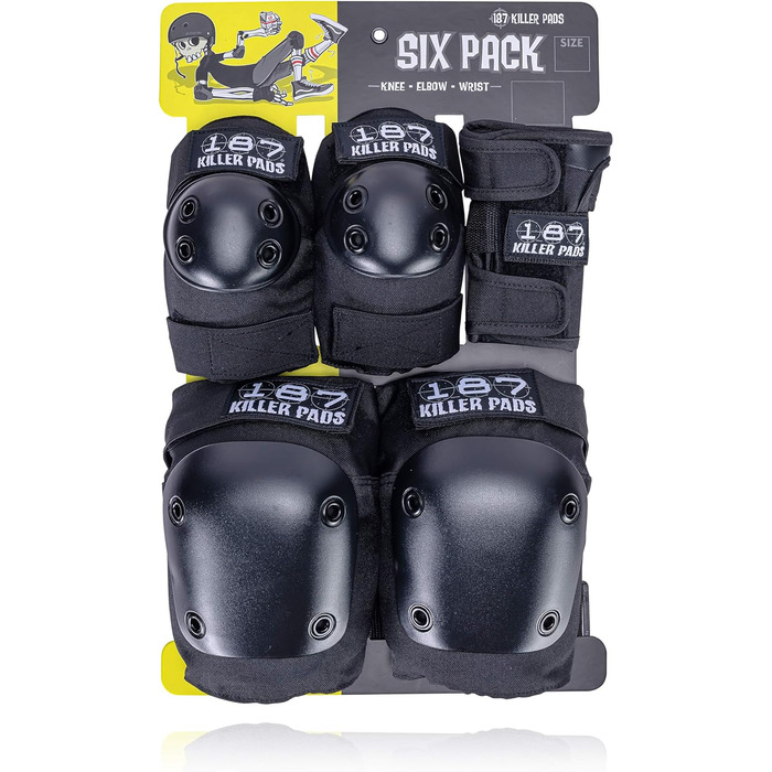 Чорний), 187 KILLER PADS 187 SixPack 187SixPack (S/M