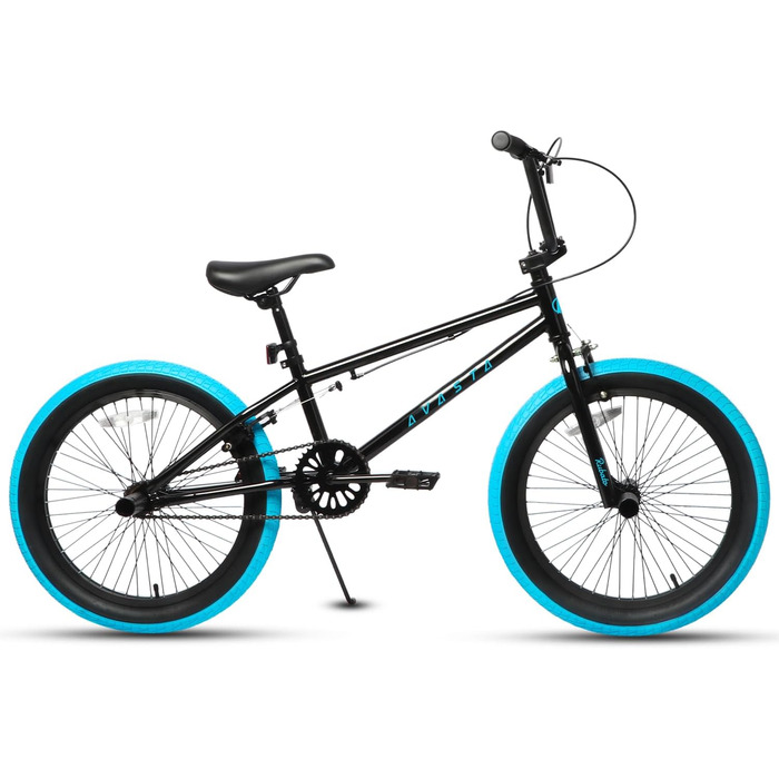 Велосипед AVASTA Freestyle BMX 20'' для дітей 5+, чорний/синій