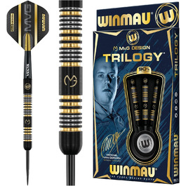 Набір дротиків WINMAU MvG Trilogy сталеві, прольоти, вали 21,5 г