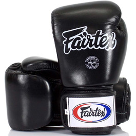 Боксерські рукавички Fairtex BGV-1, чорні, 14 унцій для ММА та Муай Тай