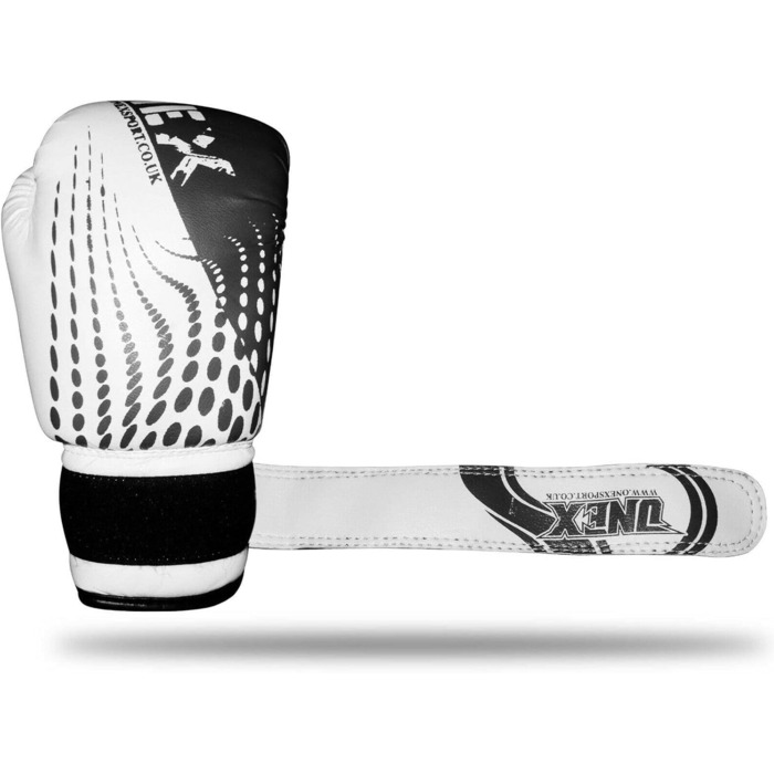 Боксерські рукавички 2oz та 6oz для боксерського мішка, спарингу, MMA, Муай Тай, кікбоксингу, тренувань, нітрилові, білі
