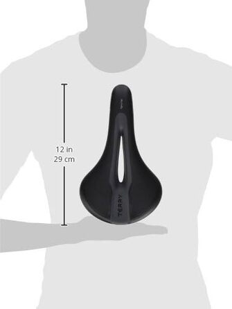 Велосипедне сідло TERRY Figura Gel Standard Max, чорне
