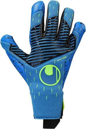 Рукавички Uhlsport Aquagrip Hn синій/чорний/зелений, розмір 8