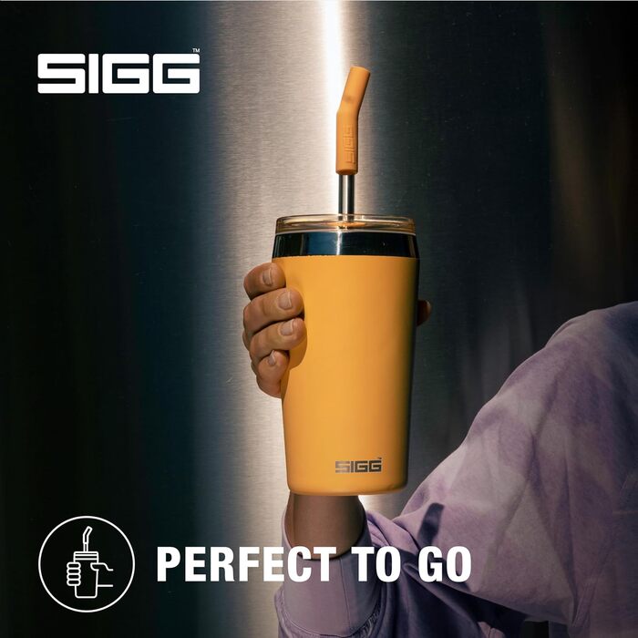 Кружка SIGG Helia, 0,45/0,6 л, без BPA, нерж. сталь, персик