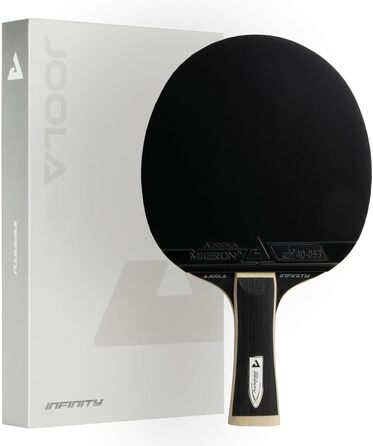 Професійна ракетка для настільного тенісу JOOLA White Infinity Z з накладками Micron X та магнітною коробкою