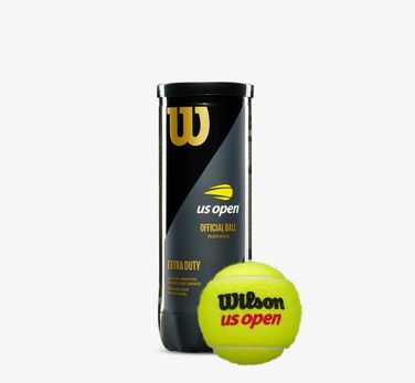 Тенісні м'ячі Wilson US Open X Duty, жовті, 4-3 упаковки