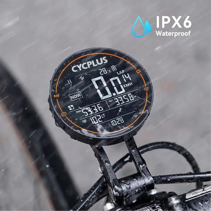 Велокомп'ютер CYCPLUS GPS бездротовий IPX6 ANT Bluetooth 5.0 Strava сумісний