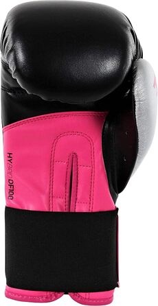 Dynamic Fit Gloves 100, Чорний/ударно-рожевий, 8 унцій