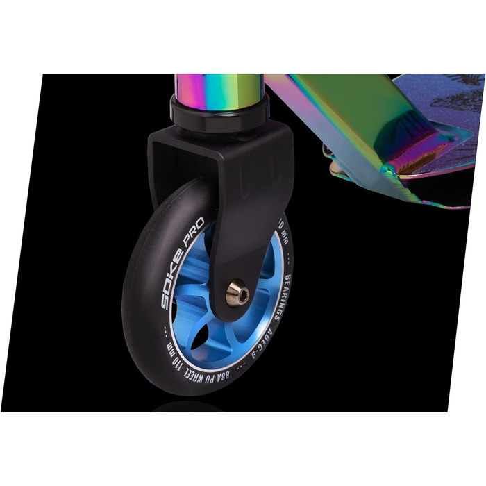 Трюковий самокат SOKE PRO Street Neo Chrome Kick Scooter з кульковим підшипником ABEC 9 Самокат Скутер для дорослих та дітей SOKE