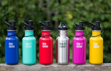 Пляшка для води Klean Kanteen Adult Classic зі спортивною кришкою 3.0, прибережні води, S