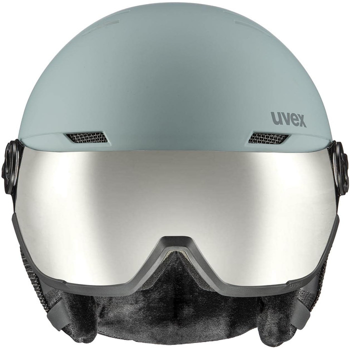 Шолом гірськолижний uvex Wanted Visor - Navy/Glacier/Rhino matt 58-62 см