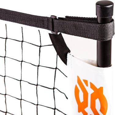 Сітка для вправ Onix Pickleball 2-в-1 з сумкою на колесах, білий