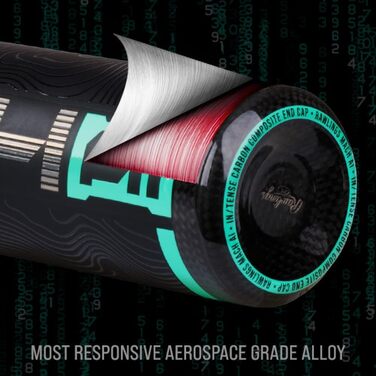 Бейсбольна бита Rawlings MACH AI 2025, гібридна, USA, -10, 31 дюйм, 6,4 см, 1 шт