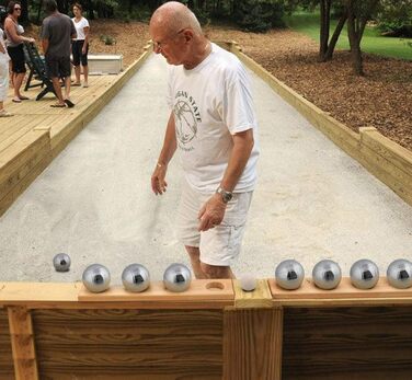 Набір Boule 8 м'ячів Boccia, 2 дерев'яні, аксесуари, сумка для перенесення