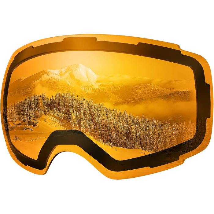 Лінзи OutdoorMaster Ski Goggles PRO - VLT65 помаранчевий, 10 кольорів