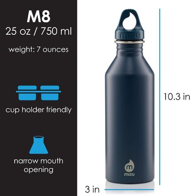 Універсальна пляшка для води SIGG M8 Midnight, 0.6 л, для дорослих