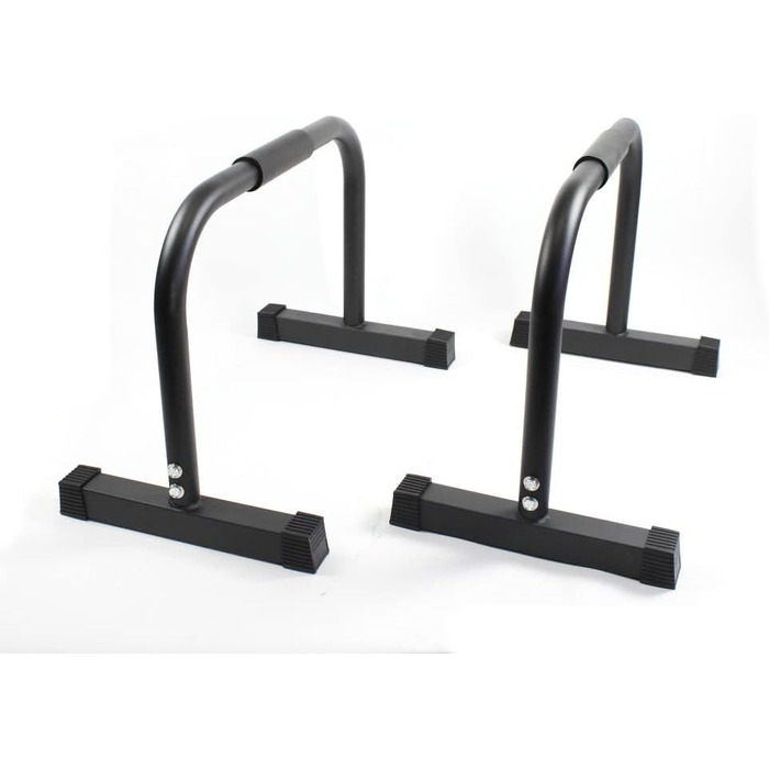 Преміум Dip Station Parallettes 45 см до 200 кг Гімнастика Чорний