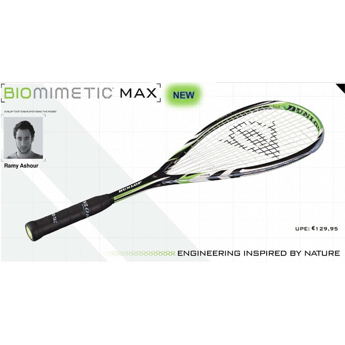 Ракетка Dunlop Biomimetic Max для сквошу