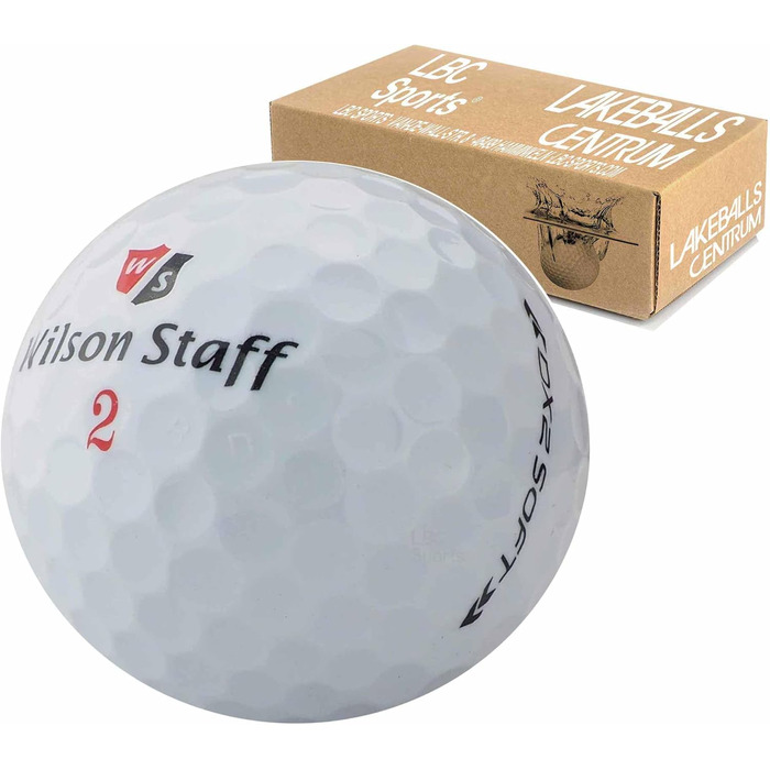 М'які м'ячі для гольфу Wilson DX2/Duo - AAAAA - Білий - Lakeballs